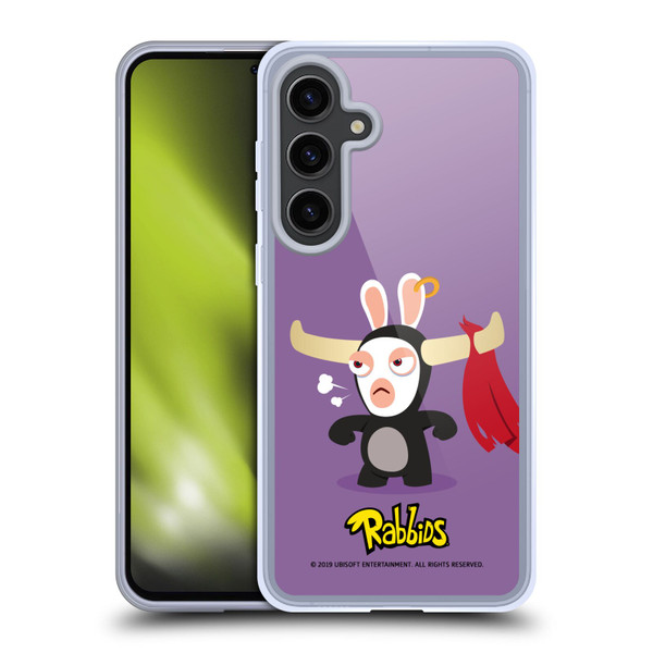 Rabbids Costumes Bull Soft Gel Case for Samsung Galaxy S24+ 5G