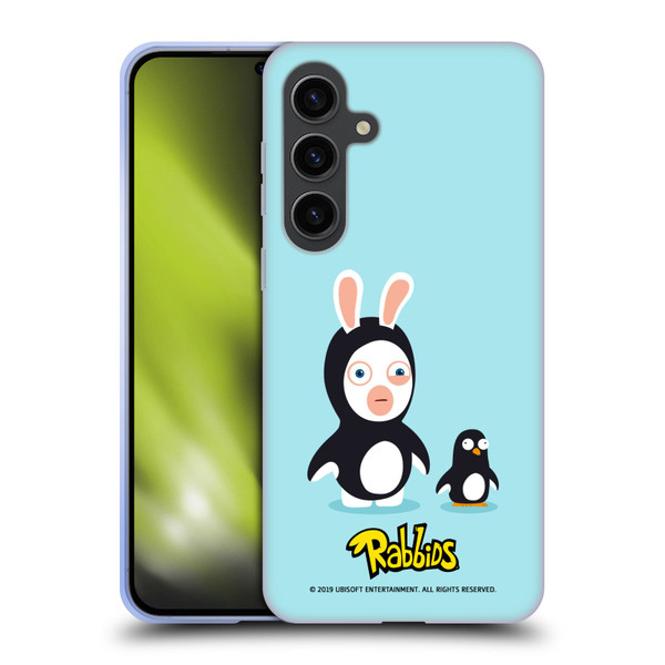 Rabbids Costumes Penguin Soft Gel Case for Samsung Galaxy S24+ 5G