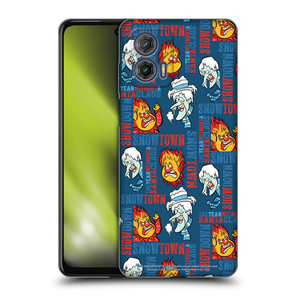 The Year Without A Santa Claus Character Art Snowtown Soft Gel Case for Motorola Moto G73 5G