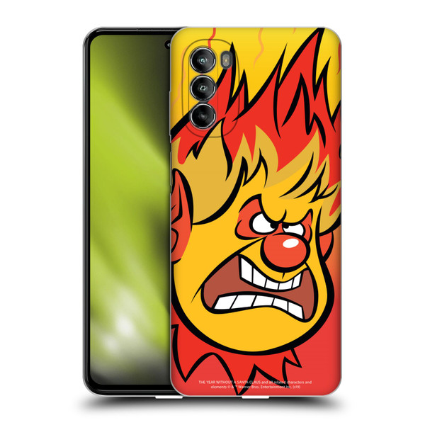 The Year Without A Santa Claus Character Art Heat Miser Soft Gel Case for Motorola Moto G82 5G