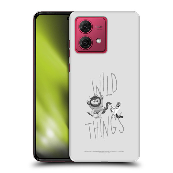 Where the Wild Things Are Literary Graphics Wild Thing Soft Gel Case for Motorola Moto G84 5G