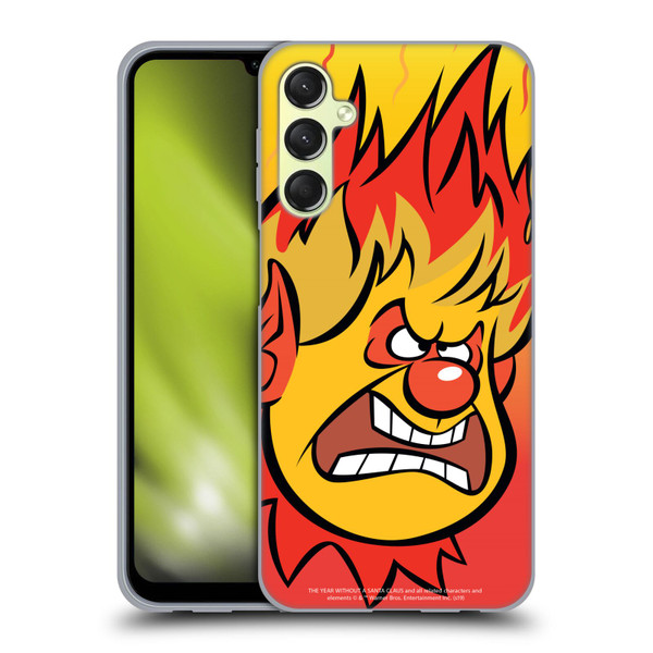 The Year Without A Santa Claus Character Art Heat Miser Soft Gel Case for Samsung Galaxy A24 4G / Galaxy M34 5G