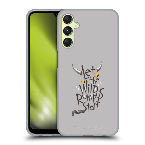 Where the Wild Things Are Literary Graphics Rumpus Soft Gel Case for Samsung Galaxy A24 4G / Galaxy M34 5G