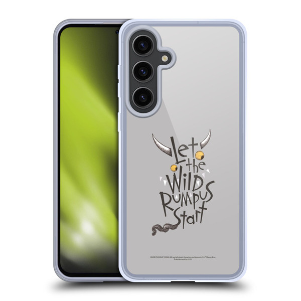 Where the Wild Things Are Literary Graphics Rumpus Soft Gel Case for Samsung Galaxy S24+ 5G