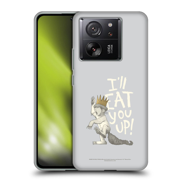 Where the Wild Things Are Literary Graphics Eat You Up Soft Gel Case for Xiaomi 13T 5G / 13T Pro 5G