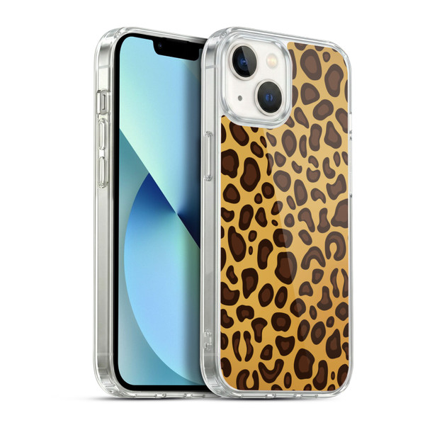 Haroulita Animal Prints Leopard Soft Gel Case for Apple iPhone 13