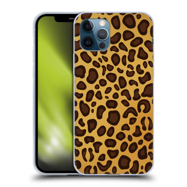 Haroulita Animal Prints Leopard Soft Gel Case for Apple iPhone 12 / iPhone 12 Pro