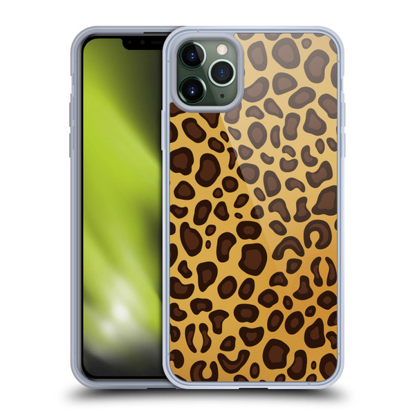 Haroulita Animal Prints Leopard Soft Gel Case for Apple iPhone 11 Pro Max