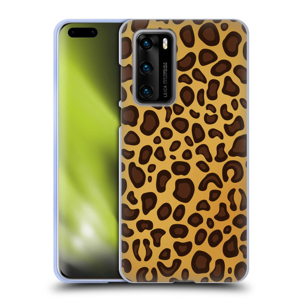 Haroulita Animal Prints Leopard Soft Gel Case for Huawei P40 5G