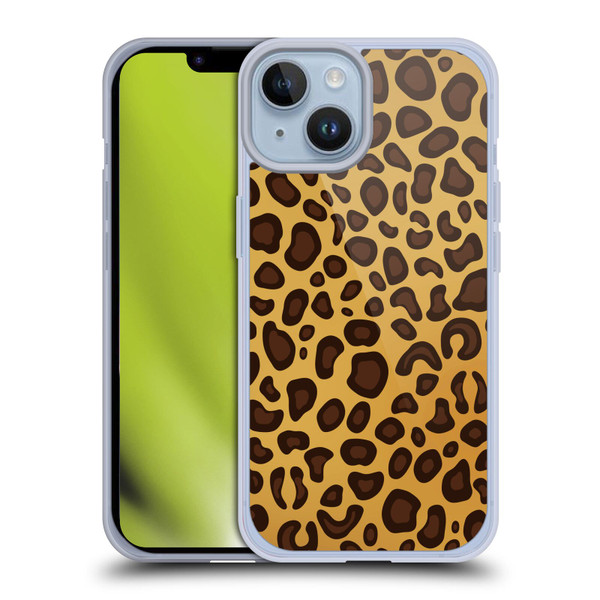 Haroulita Animal Prints Leopard Soft Gel Case for Apple iPhone 14