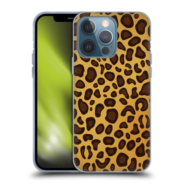 Haroulita Animal Prints Leopard Soft Gel Case for Apple iPhone 13 Pro