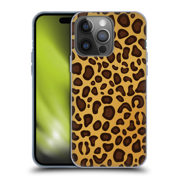 Haroulita Animal Prints Leopard Soft Gel Case for Apple iPhone 14 Pro