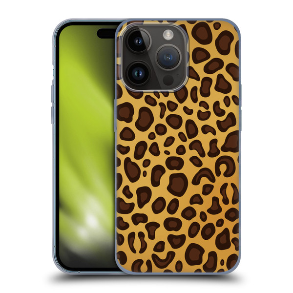 Haroulita Animal Prints Leopard Soft Gel Case for Apple iPhone 15 Pro