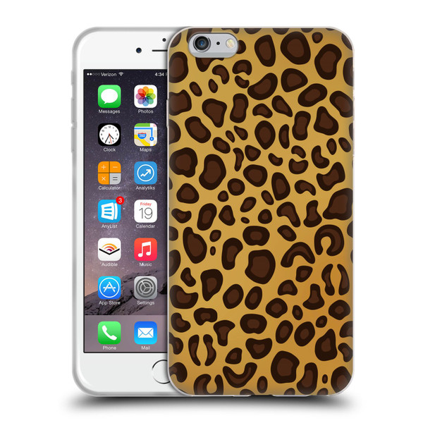 Haroulita Animal Prints Leopard Soft Gel Case for Apple iPhone 6 Plus / iPhone 6s Plus