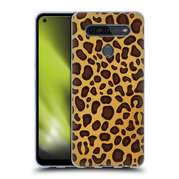 Haroulita Animal Prints Leopard Soft Gel Case for LG K51S
