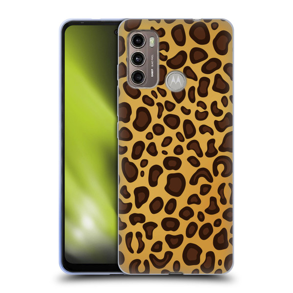 Haroulita Animal Prints Leopard Soft Gel Case for Motorola Moto G60 / Moto G40 Fusion