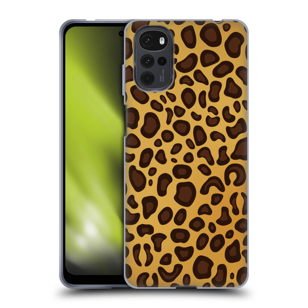 Haroulita Animal Prints Leopard Soft Gel Case for Motorola Moto G22