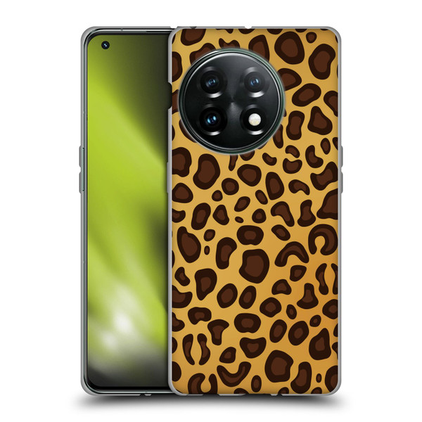 Haroulita Animal Prints Leopard Soft Gel Case for OnePlus 11 5G