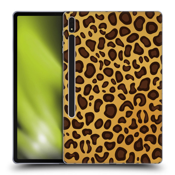 Haroulita Animal Prints Leopard Soft Gel Case for Samsung Galaxy Tab S8 Plus