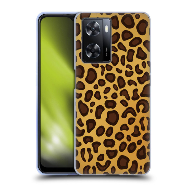Haroulita Animal Prints Leopard Soft Gel Case for OPPO A57s