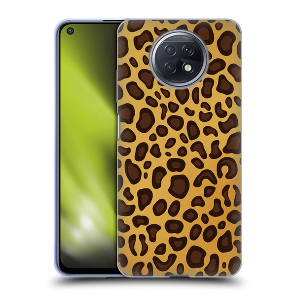 Haroulita Animal Prints Leopard Soft Gel Case for Xiaomi Redmi Note 9T 5G