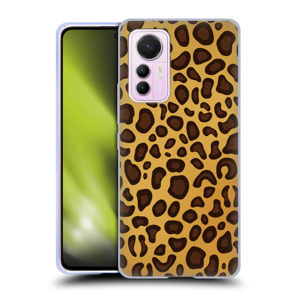 Haroulita Animal Prints Leopard Soft Gel Case for Xiaomi 12 Lite