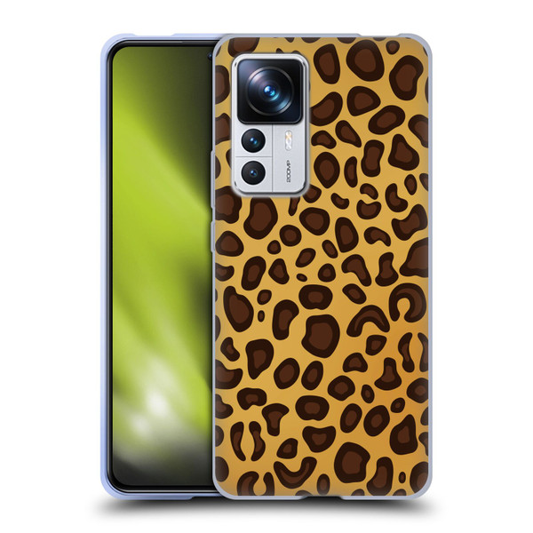 Haroulita Animal Prints Leopard Soft Gel Case for Xiaomi 12T Pro