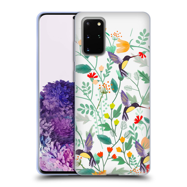 Haroulita Birds And Flowers Hummingbirds Soft Gel Case for Samsung Galaxy S20+ / S20+ 5G
