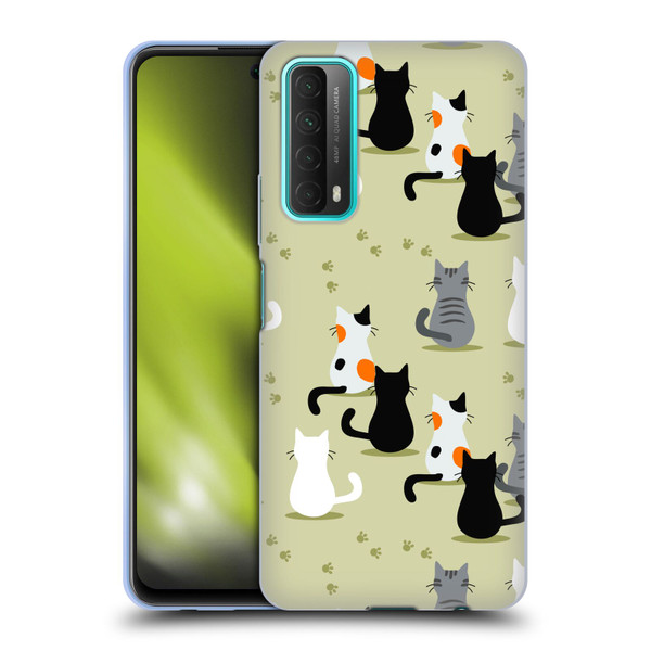 Haroulita Cats And Dogs Cats Soft Gel Case for Huawei P Smart (2021)
