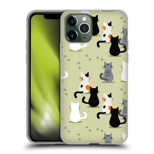 Haroulita Cats And Dogs Cats Soft Gel Case for Apple iPhone 11 Pro