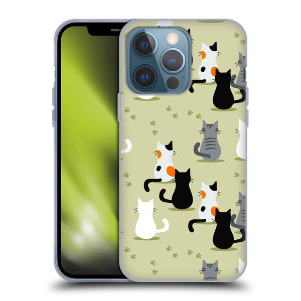 Haroulita Cats And Dogs Cats Soft Gel Case for Apple iPhone 13 Pro