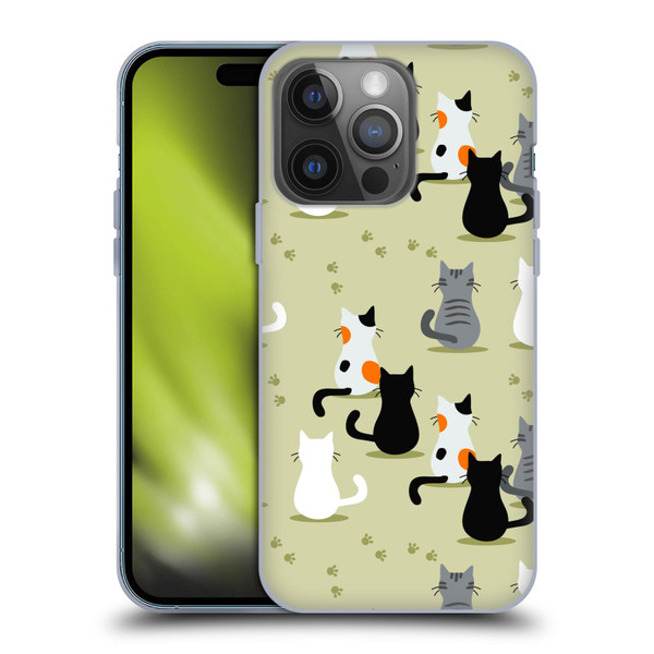 Haroulita Cats And Dogs Cats Soft Gel Case for Apple iPhone 14 Pro