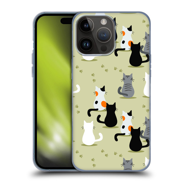 Haroulita Cats And Dogs Cats Soft Gel Case for Apple iPhone 15 Pro Max