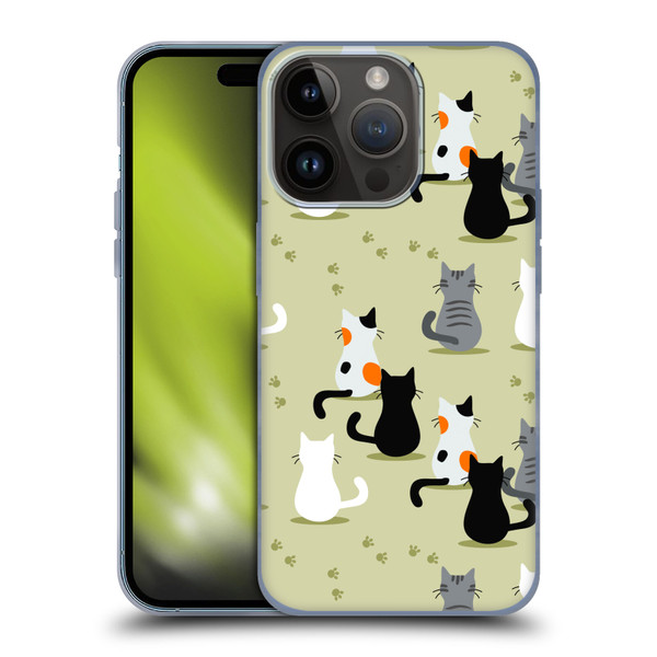 Haroulita Cats And Dogs Cats Soft Gel Case for Apple iPhone 15 Pro