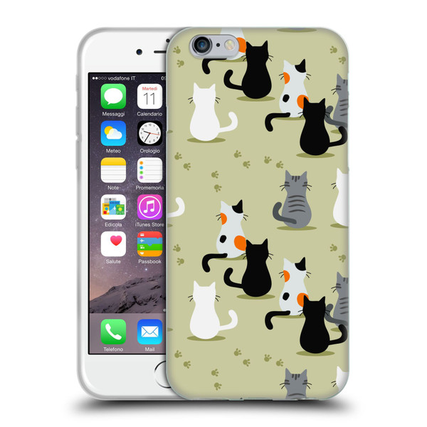 Haroulita Cats And Dogs Cats Soft Gel Case for Apple iPhone 6 / iPhone 6s