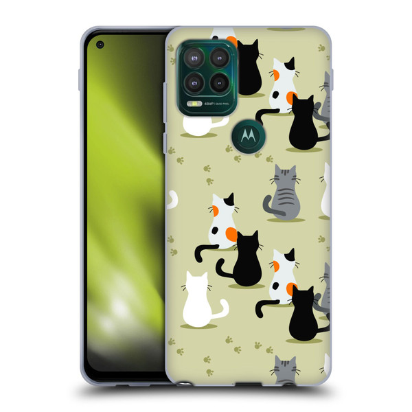Haroulita Cats And Dogs Cats Soft Gel Case for Motorola Moto G Stylus 5G 2021