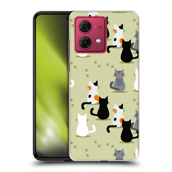Haroulita Cats And Dogs Cats Soft Gel Case for Motorola Moto G84 5G