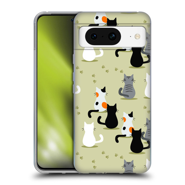 Haroulita Cats And Dogs Cats Soft Gel Case for Google Pixel 8