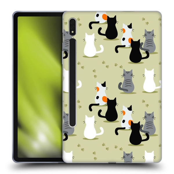 Haroulita Cats And Dogs Cats Soft Gel Case for Samsung Galaxy Tab S8