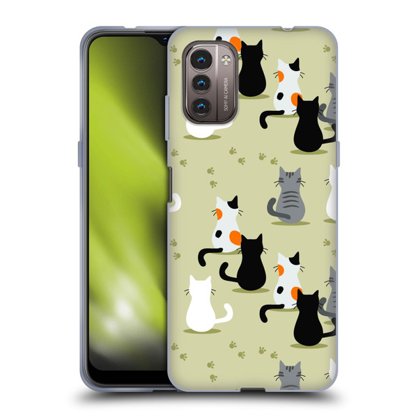 Haroulita Cats And Dogs Cats Soft Gel Case for Nokia G11 / G21