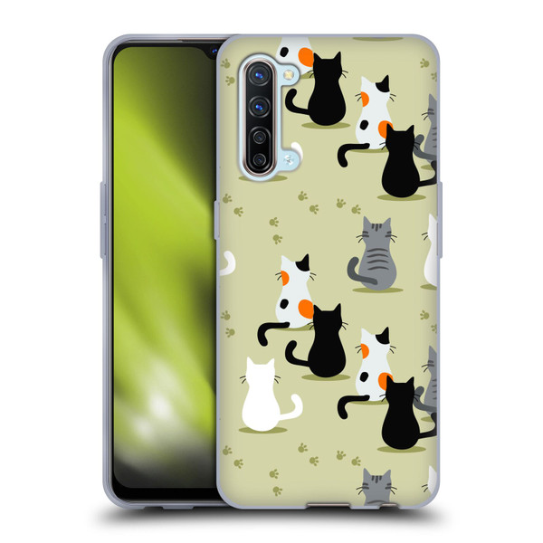 Haroulita Cats And Dogs Cats Soft Gel Case for OPPO Find X2 Lite 5G