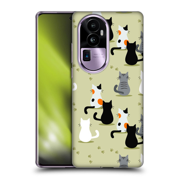 Haroulita Cats And Dogs Cats Soft Gel Case for OPPO Reno10 Pro+