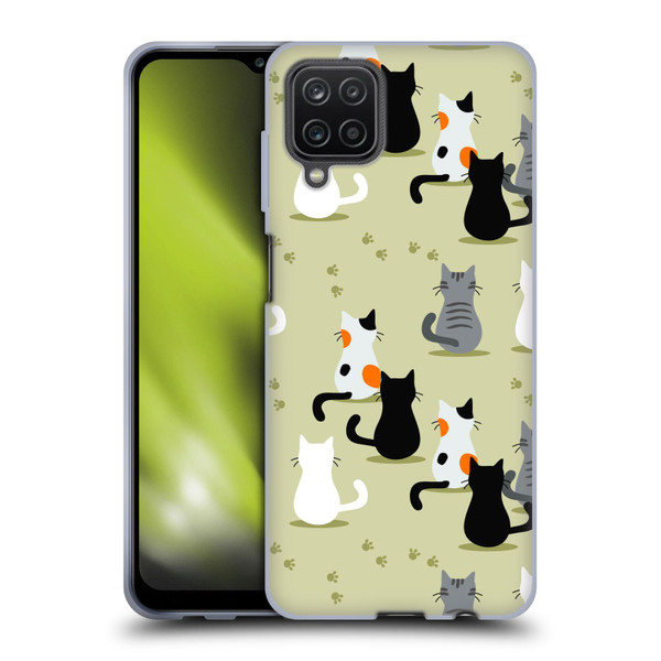 Haroulita Cats And Dogs Cats Soft Gel Case for Samsung Galaxy A12 (2020)