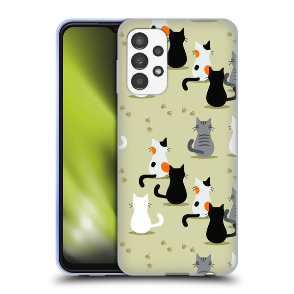 Haroulita Cats And Dogs Cats Soft Gel Case for Samsung Galaxy A13 (2022)