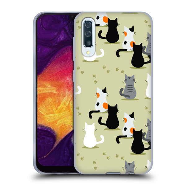 Haroulita Cats And Dogs Cats Soft Gel Case for Samsung Galaxy A50/A30s (2019)