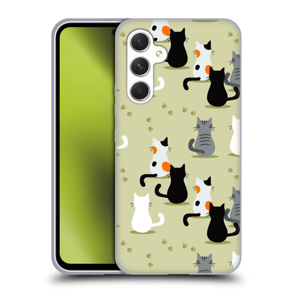 Haroulita Cats And Dogs Cats Soft Gel Case for Samsung Galaxy A54 5G