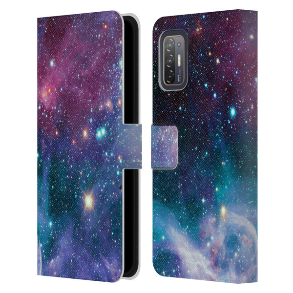 Haroulita Fantasy 2 Space Nebula Leather Book Wallet Case Cover For HTC Desire 21 Pro 5G