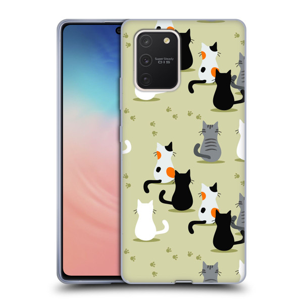 Haroulita Cats And Dogs Cats Soft Gel Case for Samsung Galaxy S10 Lite