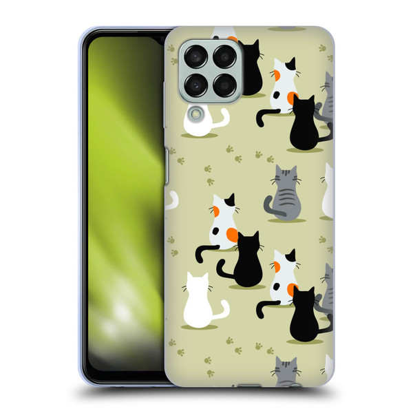 Haroulita Cats And Dogs Cats Soft Gel Case for Samsung Galaxy M33 (2022)