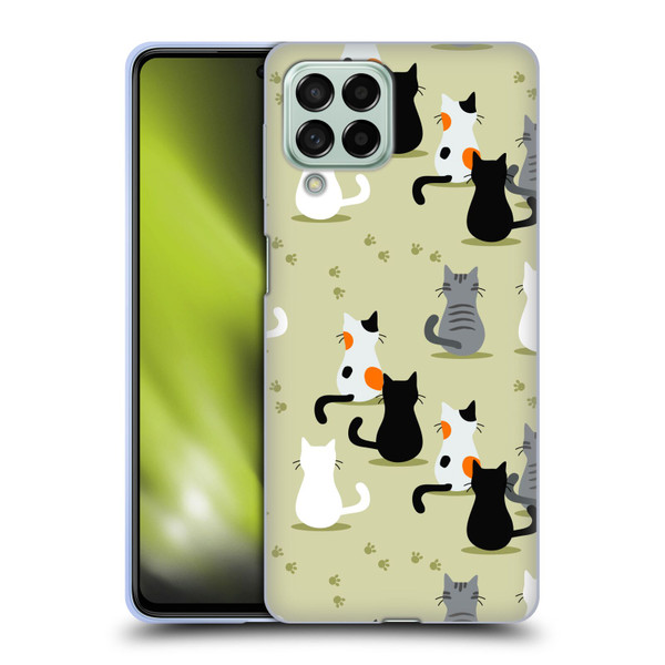 Haroulita Cats And Dogs Cats Soft Gel Case for Samsung Galaxy M53 (2022)